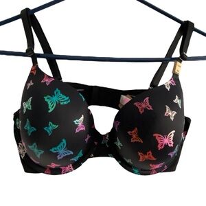 *Brand New!!!* Victoria's Secret Butterfly Print Black Bra